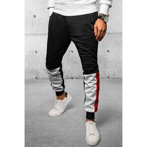 Dstreet Pánské černé tepláky Joggers UX4105 XXL