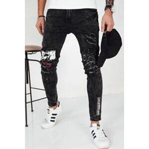 Dstreet Pánské černé džínové kalhoty UX4139 s31
