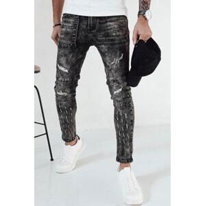 Dstreet Pánské černé džínové kalhoty UX4146 s33