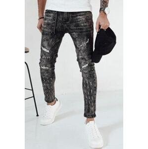 Dstreet Pánské černé džínové kalhoty UX4146 s30