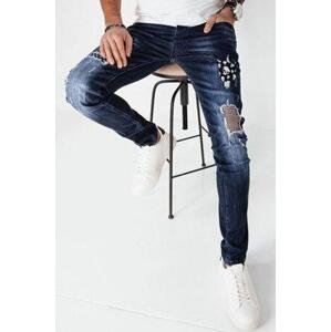 Dstreet Pánské tmavě modré džínové kalhoty UX4148 s29