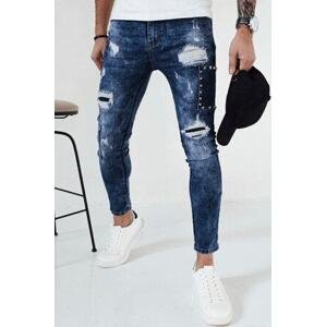 Dstreet Pánské modré džínové kalhoty UX4149 s34