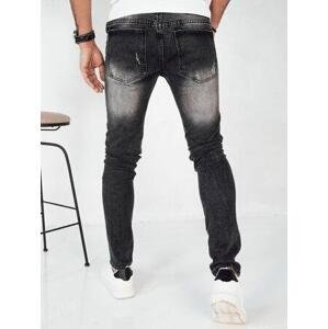 Dstreet Pánské tmavě šedé džínové kalhoty UX4152 s36