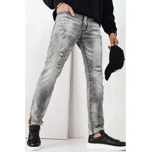 Dstreet Pánské šedé džínové kalhoty UX4133 s30