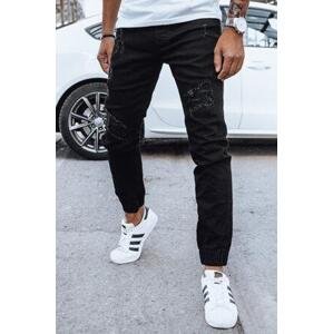 Dstreet Pánské černé džínové joggery UX4041 XL