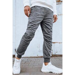 Dstreet Pánské světle šedé joggers tepláky UX4121 XL/XXL