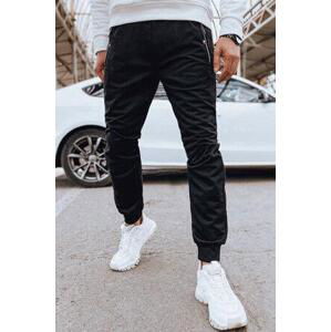 Dstreet Pánské černé joggers tepláky UX4124 M/L