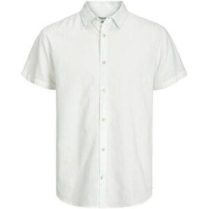 Jack&Jones Pánská košile JJESUMMER Comfort Fit 12248383 White L