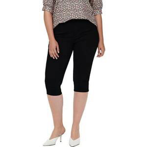 ONLY CARMAKOMA Dámské kraťasy CARAUGUSTA Skinny Fit 15205943 Black XL