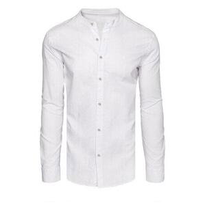 Dstreet Pánská bílá košile DX2574 Velikost: M,