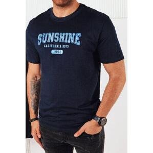 Dstreet Pánské tričko s potiskem, tmavě modrá RX5375 XXL, Námořnictvo
