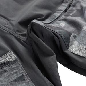 ALPINE PRO Pánské outdoorové kalhoty s kapsami ZARM dk. true gray varianta pa 50