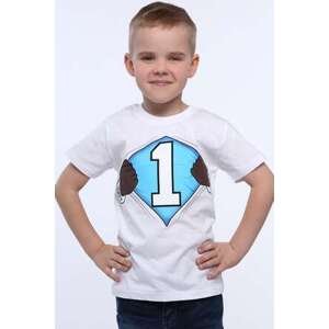 FASARDI Chlapecké tričko s číslem 98 bílé