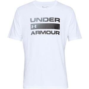 Under Armour Pánské triko Team Issue Wordmark SS - velikost XS white L, Bílá