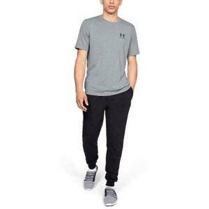 Under Armour Pánské triko Sportstyle Left Chest SS steel light heather /  / black L