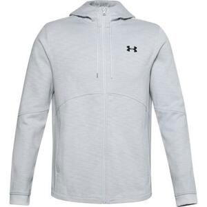 Under Armour DOUBLE KNIT FZ HOODIE, Šedá, L