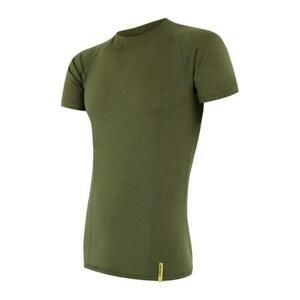 SENSOR MERINO ACTIVE pánské triko kr.rukáv safari green Velikost: S