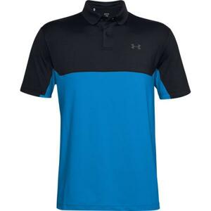 Under Armour Pánské triko Perf Polo 2.0 Colorblock, Černá, XS