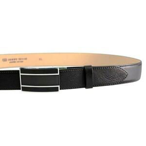 Penny Belts Pánský kožený společenský opasek 35-020-A6 black 105 cm