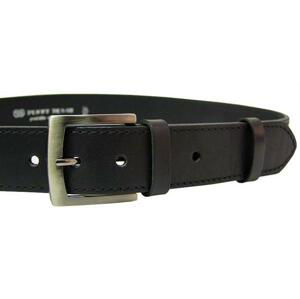 Penny Belts Pánský kožený opasek 25-1-60 black 100 cm