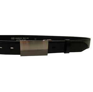 Penny Belts Pánský kožený společenský opasek 35-020-1PS-60 black 105 cm