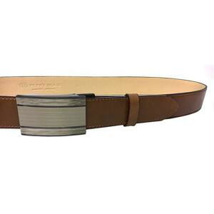 Penny Belts Pánský kožený společenský opasek 35-020-A7 brown 110 cm