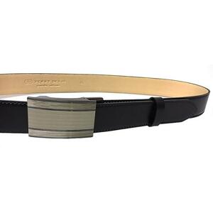 Penny Belts Pánský kožený společenský opasek 35-020-A7 black 115 cm