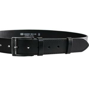 Penny Belts Pánský kožený opasek 17-1-60 black 110 cm