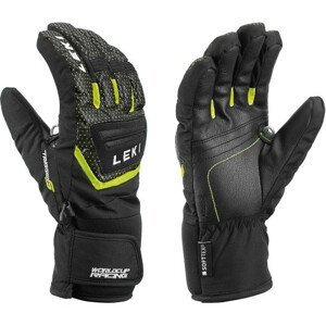 Lyžařské rukavice Leki Worldcup S Junior Velikost rukavic: 5/ Barva: černá/žlutá