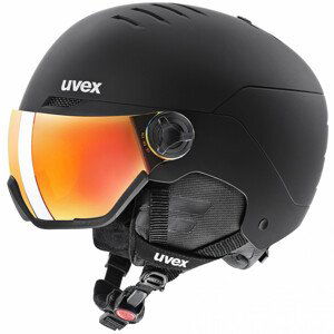 Lyžařská přilba Uvex Wanted Visor Velikost helmy: 58-62 cm / Barva: černá