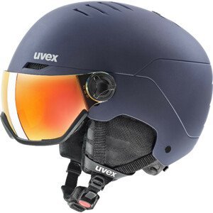 Lyžařská přilba Uvex Wanted Visor Velikost helmy: 54-58 cm / Barva: tmavě modrá
