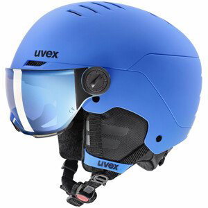 Dětská lyžařská přilba Uvex Rocket Jr. Visor Velikost helmy: 51-55 cm / Barva: modrá