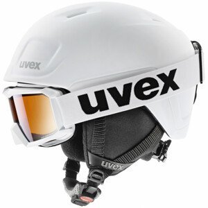 Lyžařská přilba Uvex Heyya Pro Set Velikost helmy: 54-58 cm / Barva: bílá