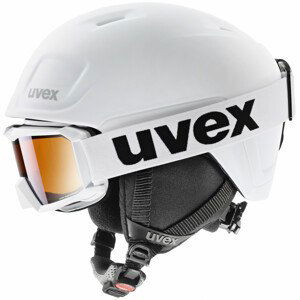 Set přilba a brýle Uvex Heyya Pro Set Velikost helmy: 51-55 cm / Barva: bílá