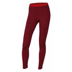 Dámské funkční kalhoty Husky Merino 100 Velikost: S / Barva: červená