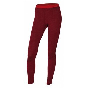 Dámské funkční kalhoty Husky Merino 100 Velikost: L / Barva: červená