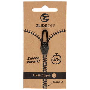 Náhradní zip ZlideOn Plastic Zipper L Barva: černá