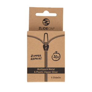 Náhradní zip ZlideOn Multipack Metal & Plastic Zipper Barva: stříbrná