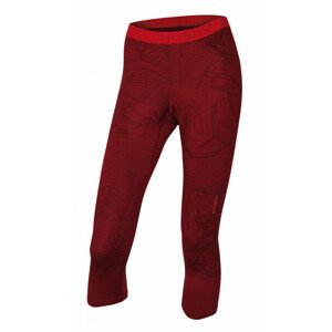 Dámské funkční kalhoty Husky Active Winter 3/4 Kalhoty- L Velikost: M / Barva: červená