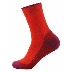 Ponožky Alpine Pro Trin Velikost ponožek: 35-38 / Barva: červená