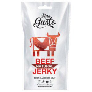 Sušené maso Fine Gusto Hovězí Jerky Natural 25g