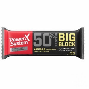 Tyčinka Power System Big Block 50% Vanilla Bar 100g