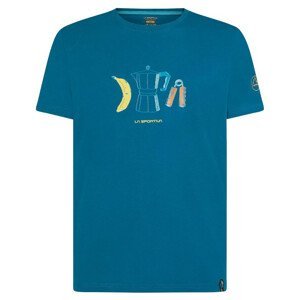 Pánské triko La Sportiva Breakfast T-Shirt M Velikost: L / Barva: modrá