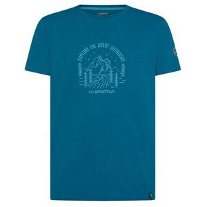 Pánské triko La Sportiva Explorer T-Shirt M Velikost: M / Barva: modrá