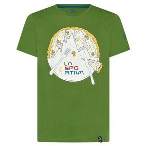 Pánské triko La Sportiva Pizza T-Shirt M Velikost: L / Barva: zelená