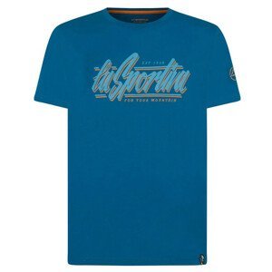 Pánské triko La Sportiva Retro T-Shirt M Velikost: L / Barva: modrá