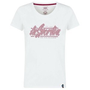 Dámské triko La Sportiva Retro T-Shirt W Velikost: S / Barva: bílá