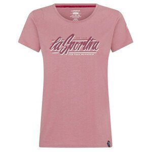 Dámské triko La Sportiva Retro T-Shirt W Velikost: S / Barva: růžová