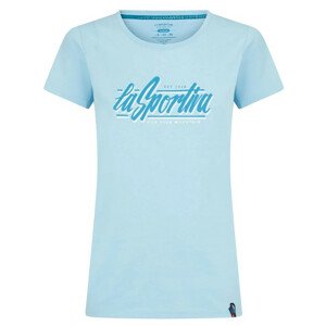 Dámské triko La Sportiva Retro T-Shirt W Velikost: L / Barva: modrá