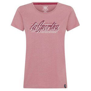 Dámské triko La Sportiva Retro T-Shirt W Velikost: L / Barva: tmavě červená